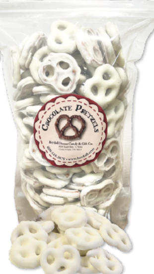 PRETZELS, WHITE CHOCOLATE